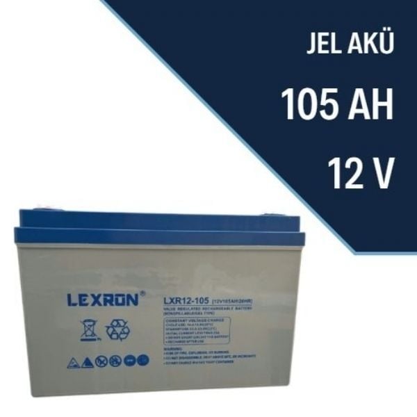 Lexron 12V 105Ah Jel Akü