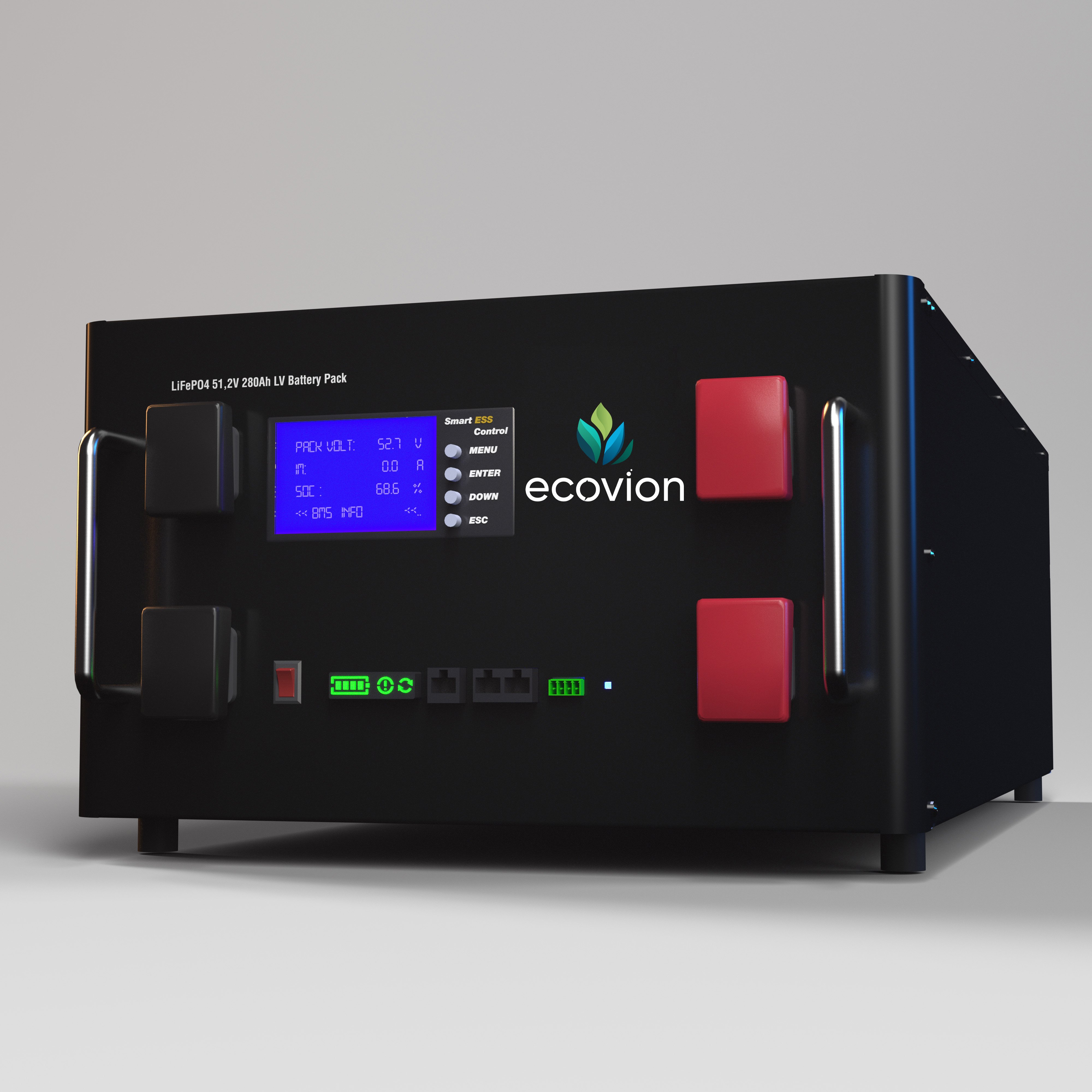ECOVİON 51,2V 280Ah PRO SMART ENERGY STORAGE SYSTEM LiFePo4 AKÜ