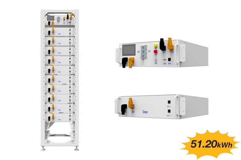 DEYE Yüksek Voltaj Lityum Akü 51.20 kWh