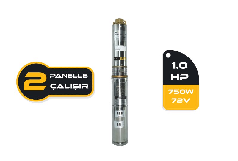 DC Pompa 1 Hp / 750W / 72V (4DC6-56-72-750)