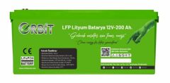 ORBİT 12 V 200 Ah LiFePO4 Akü