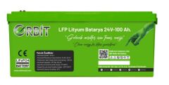 ORBİT 24 V 100 Ah LiFePO4 Akü