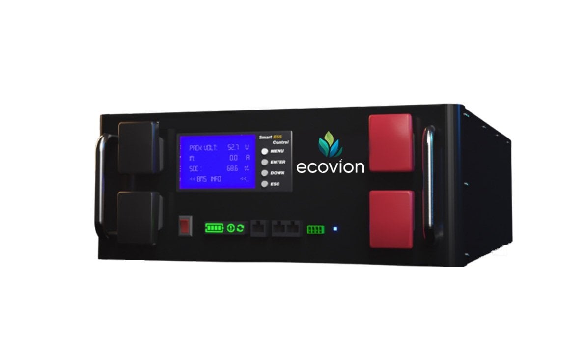 ECOVİON 51,2V 105Ah PRO ENERGY STORAGE SYSTEM LiFePo4 AKÜ